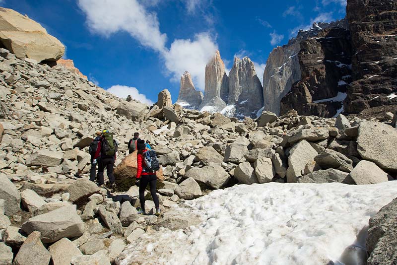 Caminhada das Três Torres à esquerda